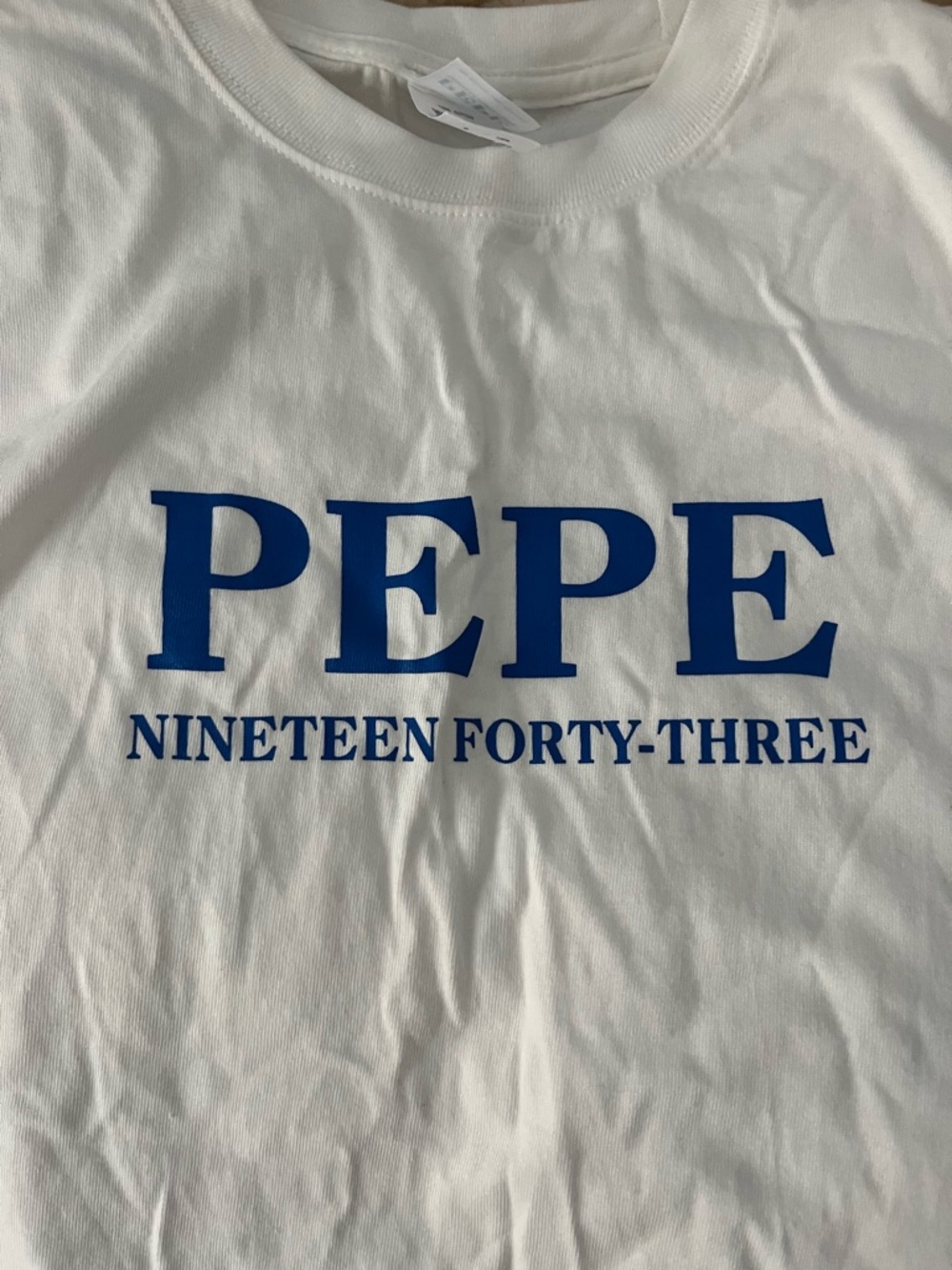 New PEPE 1943 Japanese Brand Rare T Shirt Small - Picture 2 of 2